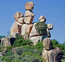 Granite kopjes in the Matopos Hills