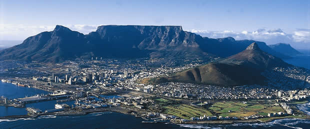 Your tour finishes in cape Town
