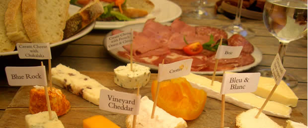 The Cape Winelands area has a great selection of cheeses